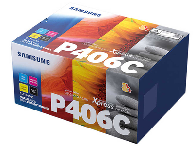 Samsung CLT-P406C 4 Packungspakettoner - CLP-36