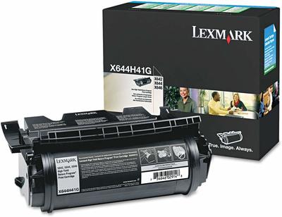Lexmark X644H41G Schwarzer Orjintoner (Hochkapasi)