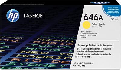HP CF032A (646A) Sarı Orjinal Toner - LaserJet CM4