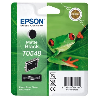 Epson C13T05484020 (T0548) Matt Schwarz, Originalpatrone.