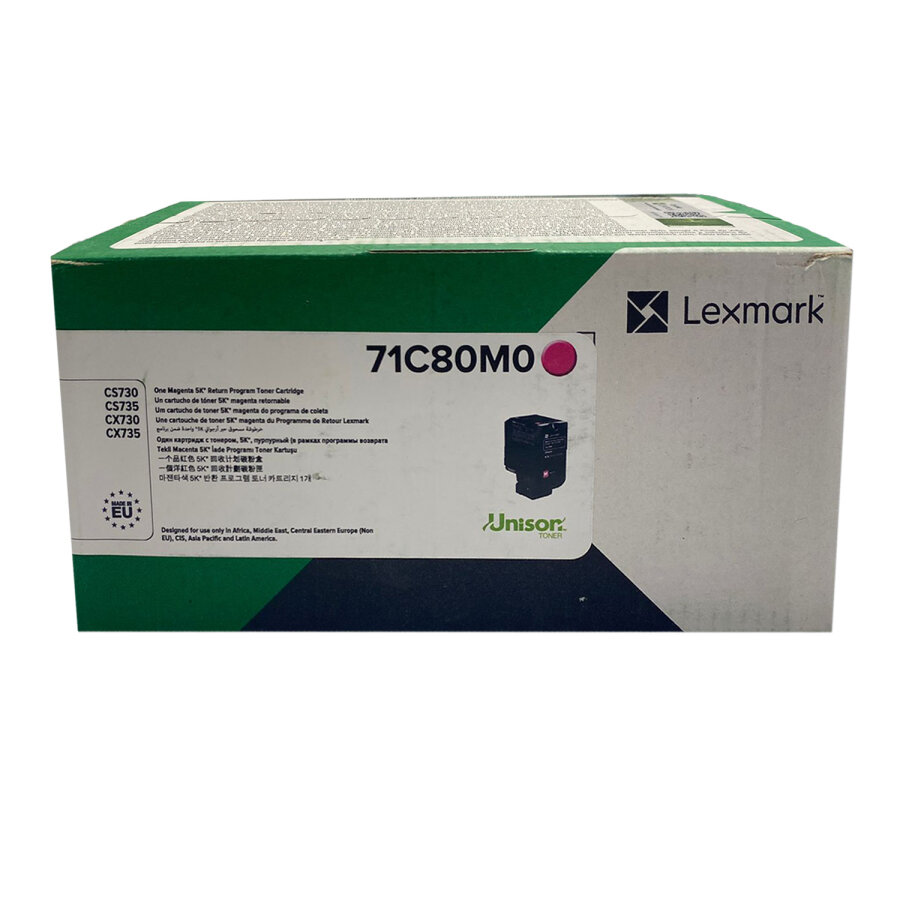 Lexmark 71C80M0 Rot, Original-Toner – CS730.