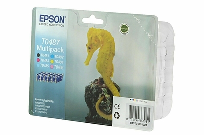 Epson C13T04874020 (T0487) Original Set Cartridge - Stylus Photo R200 (Ex)