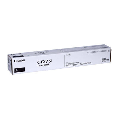 Canon C-EXV51 (0481C002) Black Original Toner - IR-C5535i / IR-C5540i