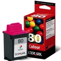 Lexmark 12A1980 (80) Colour Original Cartridge - 3200