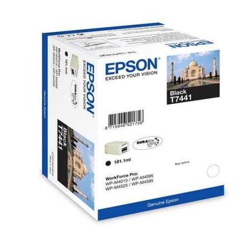 Epson C13T74414010 (T7441) Schwarze Originalpatrone -