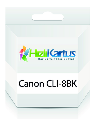 Canon CLI-8BK (0620B024)  Siyah Muadil Kartuş