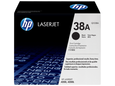 HP Q1338A (38A) Black Original Toner Cartridge - Laserjet 4200 (B)