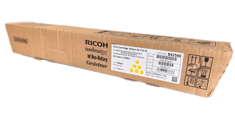 Ricoh 842566 Yellow Original Toner - IMC2010 / IMC2510