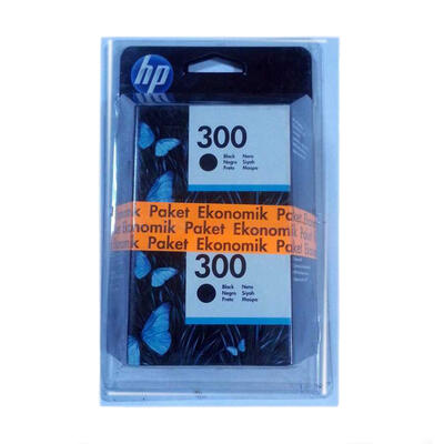 HP CC640E+CC640E (300) Dual Bucket Black Original Cartridge
