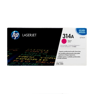 HP Q7563A (314A) Magenta Original Toner Cartridge - LaserJet 2700 (C)