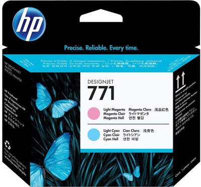 HP CE019A (771) Açık Kırmızı-Açık Mavi Orjinal Kaf