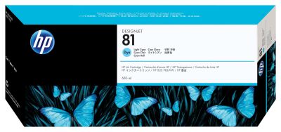 HP C4934A (81) Light Cyan Original Cartridge - DesignJet 5000 / 5500