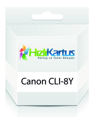 Canon CLI-8Y (0623B024) Yellow Compatible Cartridge - IP3300 / IP4200 / IP4300