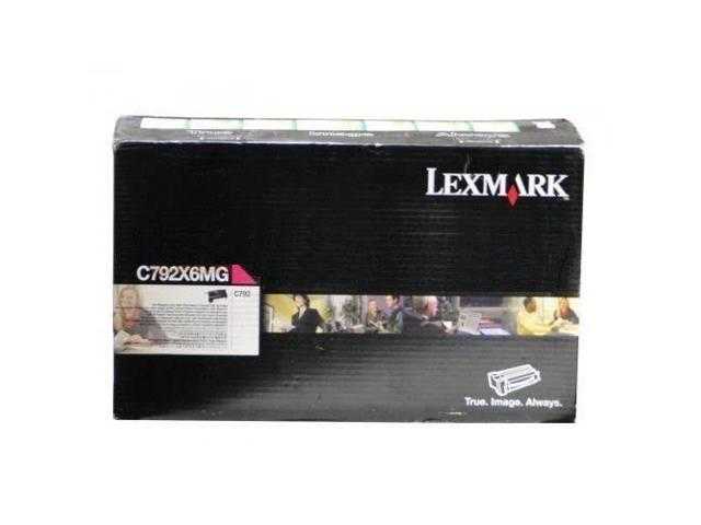 Lexmark C792X6MG Rot, Original-Toner, hohe Reichweite.