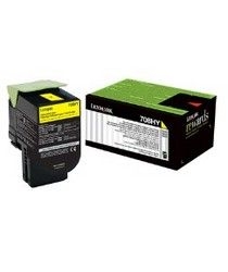 Lexmark 70C8HY0 (708HY) Sarı Orjinal Toner - CS310