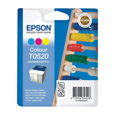 Epson C13T05204010 (T0520) Renkli Orjinal Kartuş -