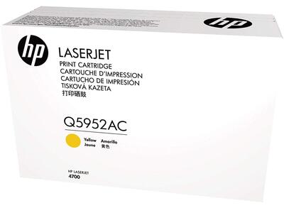 HP Q5952AC Yellow Original Toner Cartridge - Laserjet 4700