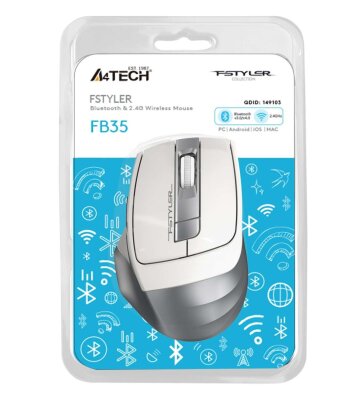 A4tech FB35 Fstyler Bluetooth+2 4 GHz Nano Optisch 20