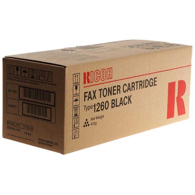 Ricoh 412895 Typ 1260 Schwarzer Orjinaltoner — Fax 3