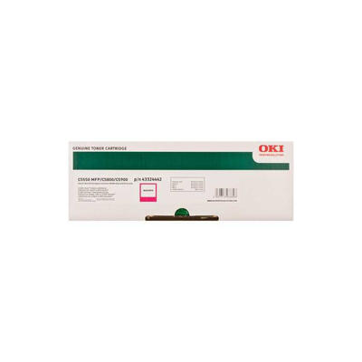 OKI 43324442 Magenta Original Toner Kartusche - C5800 / C5900 (U)