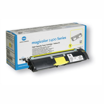 Konica Minolta 1710589-001 Yellow Color Toner - 2430 / 2450