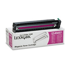 Lexmark 12A1451 Roter orjinaler Lasertoner - 1200