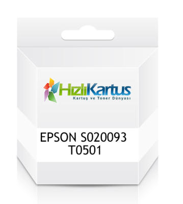 Epson S020093 T0501 Siyah Muadil Kartuş