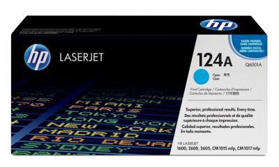 HP Q6001A (124A) Mavi Orjinal Toner - Laserjet 160