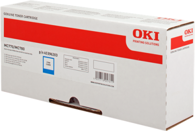 OKI 45396203 Mavi Orjinal Toner - MC770 / MC780