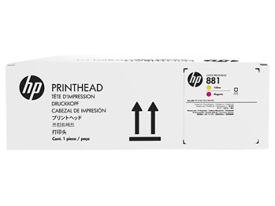 HP CR327A (881) Sarı-Kırmızı Lateks Baskı Kafası -