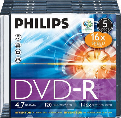 Philips Mini DVD-R 1.4GB 1-4x (5li)