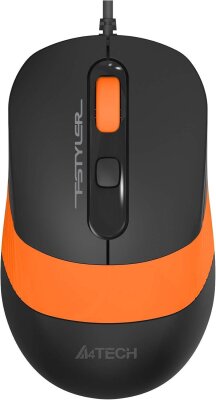 A4 Tech FM10 Orange Optisch verdrahtete Maus