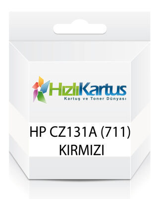 HP CZ131A (711) Red Muadil Cartridge - DesignJe Tags
