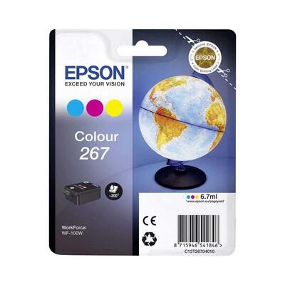 Epson C13T26704010 Colour Original Ink - WF-100 (Ex)