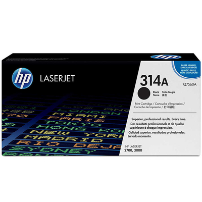 HP Q7560A (314A) BlackART Toner - LaserJet 27