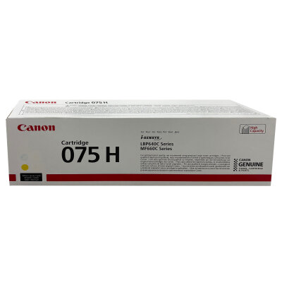 Canon CRG-075H Y (6366C002) Sarı Orjinal Toner Yük