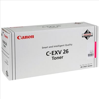 Canon C-EXV26M (1658B006BA) Magenta Original Toner Cartridge - IR-C1021 / IR-C1022