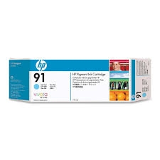 HP C9470A (91) Light Cyan Original Cartridge - Designjet Z6100 (Ex)