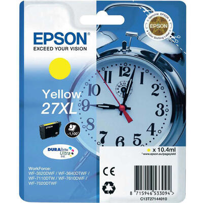Epson C13T27144020 (27XL) Yellow Original Ink - WF-3620