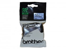 Brother M-531 Black P-Touch On Blue Label 12mm - PT-55 / PT-60 / PT-80