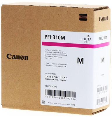Canon PFI-310M (2361C001) Magenta Original Cartridge - TX-2000 / TX-3000