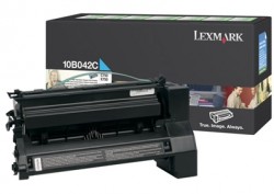 Lexmark 10B042C Mavi Orjinal Toner Yüksek Kapasite
