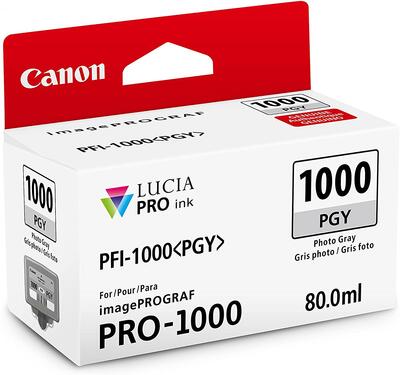 Canon PFI-1000PGY (0553C001) Foto Gri Orjinal