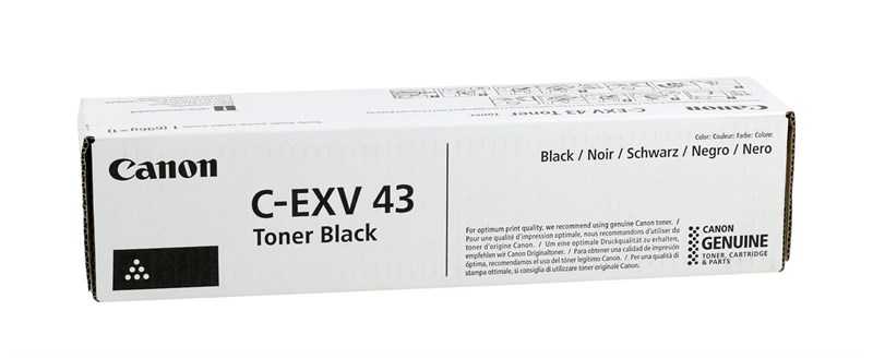 Canon C-EXV43 (2788B002) Black Original Toner - IR-400i / IR-500i (Damaged Box)