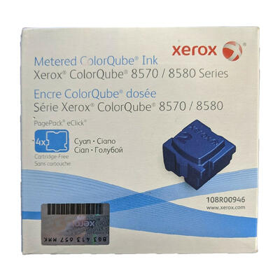 Xerox 108R00946 Cyan Original Toner Pack 4 - ColorQube 8570