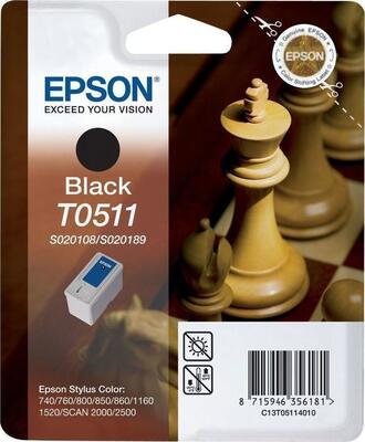 Epson C13T051140 (T0511) Siyah Orjinal Kartuş - St