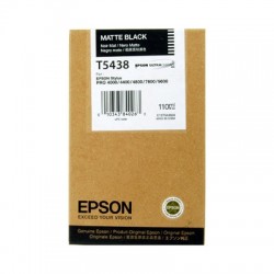 Epson C13T543800 (T5438) Matte Schwarz Originalpatrone.