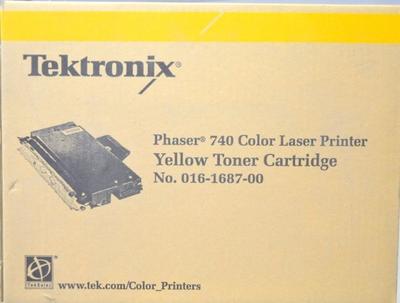 Tektronik 016-1687-00 Yellow Original Toner - Phaser 740