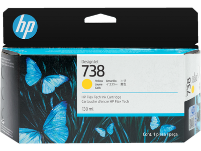 HP 498N7A (738) Sarı Orjinal Kartuş - DesignJet T8