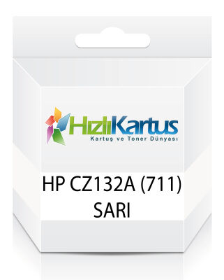 HPZCARTKEEP0001ZXQ (711) Yellow Muadil Cartridge - DesignJet T12